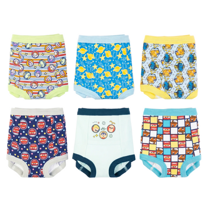 Disney Pixar Toddler Boys 6-Pack Potty Training Pants, Toy Story Cars Finding Nemo and The Incredibles Underwear Set, Multicolor, Sizes 2T-3T