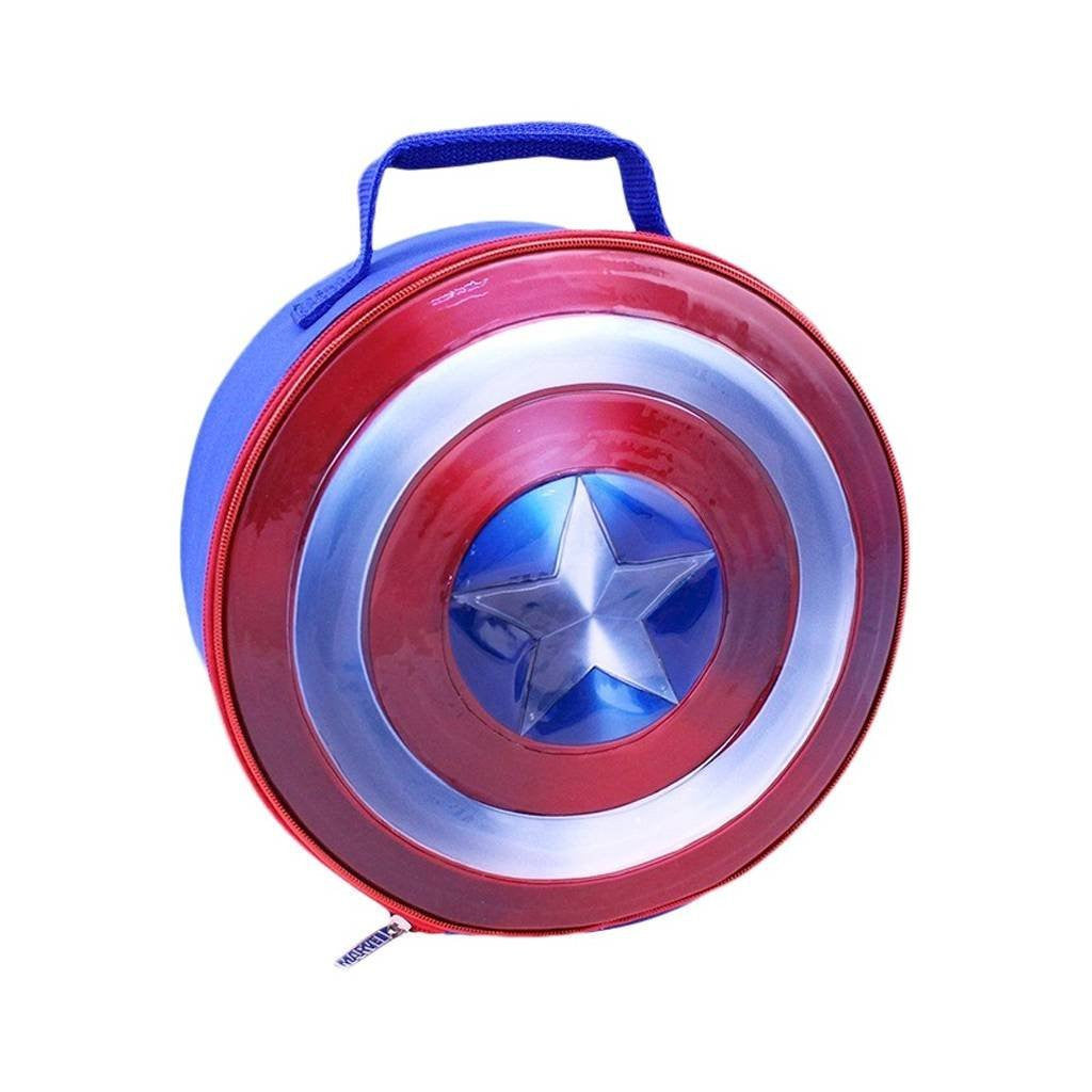 Marvel Captain America Shield 9" Round Lunch Bag