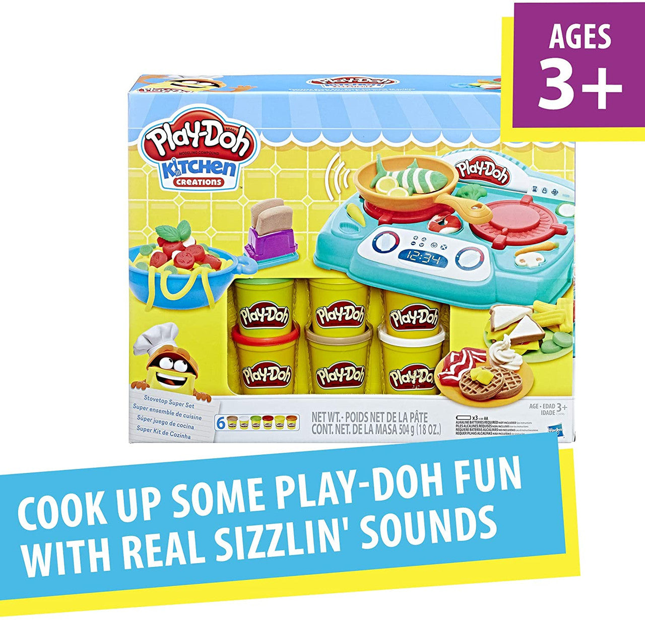 Play-Doh Kitchen Creations Stovetop Super Set