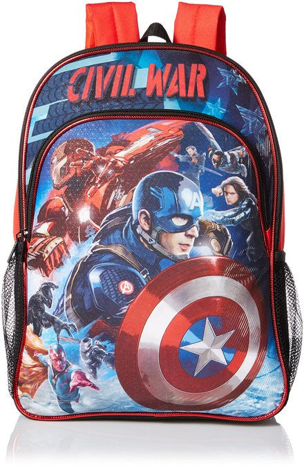 Marvel Boys' Captain America 16 Inch Backpack