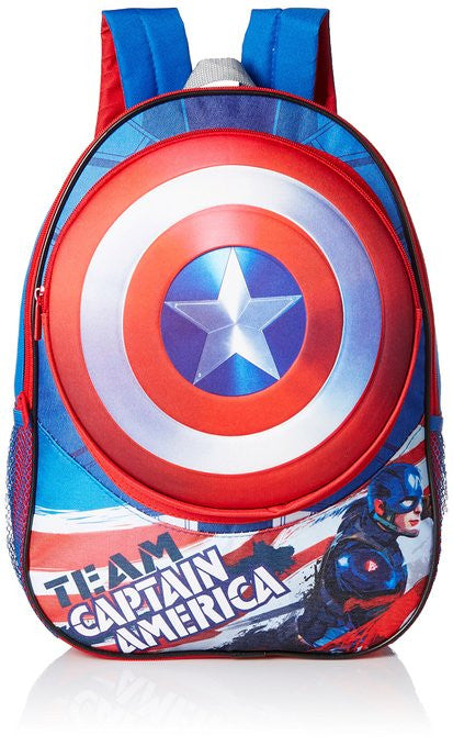 Marvel Boys' Captain America Molded Shield 16In Backpack