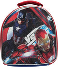 Captain America "Vs Iron Man" Insulated Lunchbox - blue, one size