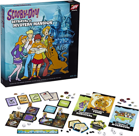 Scooby Doo Betrayal at Mystery Mansion Board Game