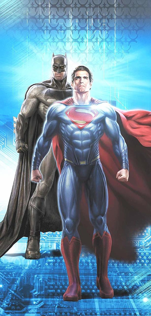 Batman V Superman Beach Towel