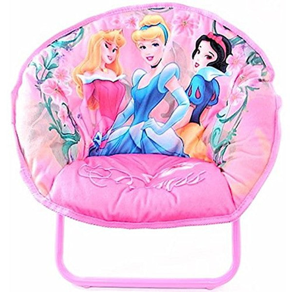Disney Princess Kids Pink Folding Mini Saucer Chair
