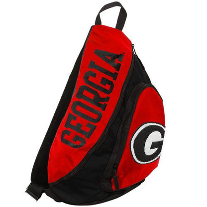 NCAA Georgia Bulldogs Slingback Backpack - Red/Black