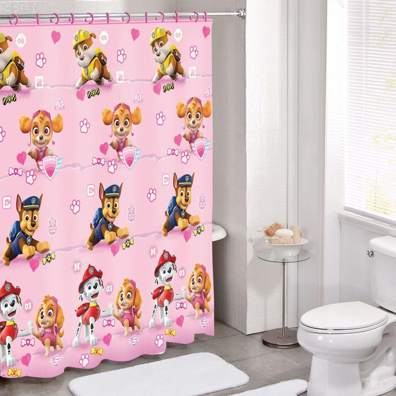 Paw Patrol Caring Mission PEVA Shower Curtain