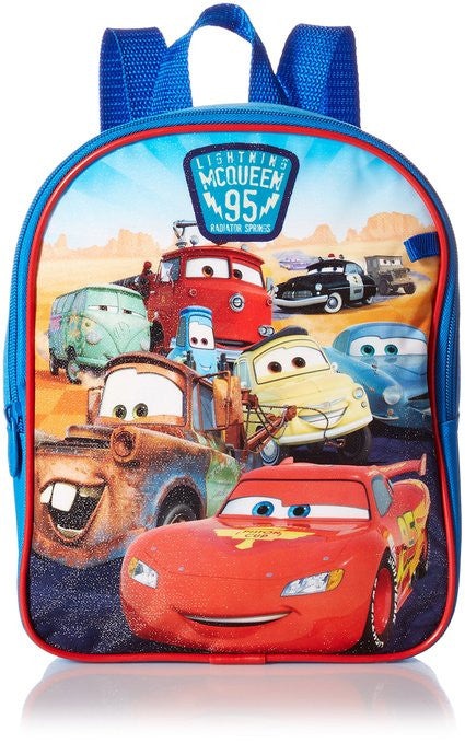 Disney Boys' Cars Mini Backpack with Utility Case