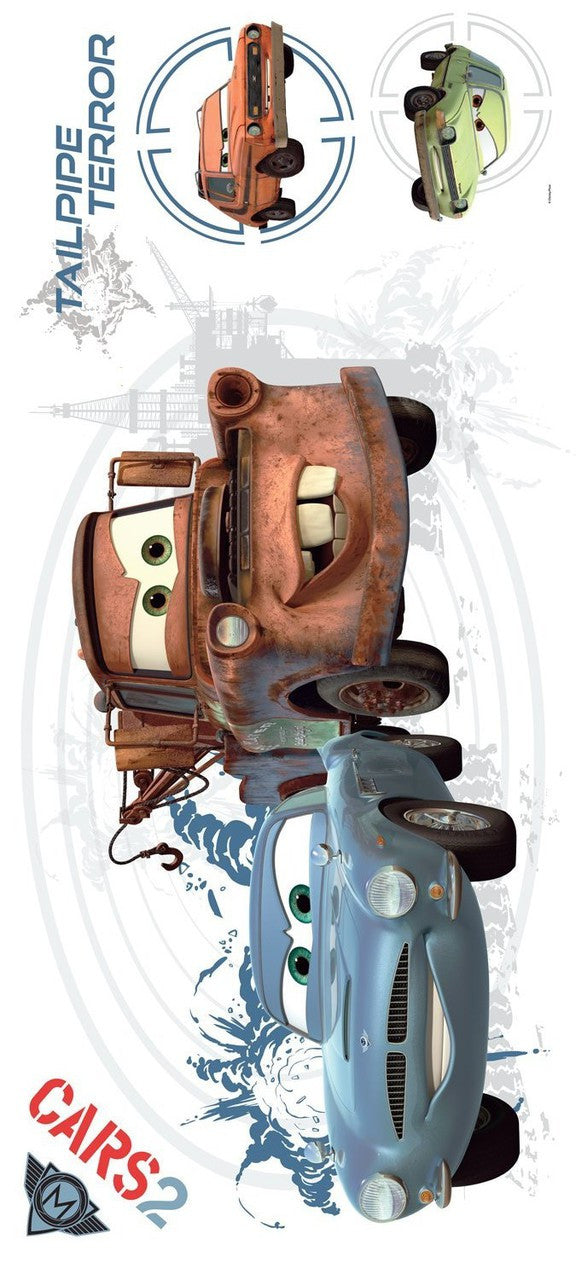 Disney Cars Mater Collage Peel And Stick Flat Pack With Augmented Reality