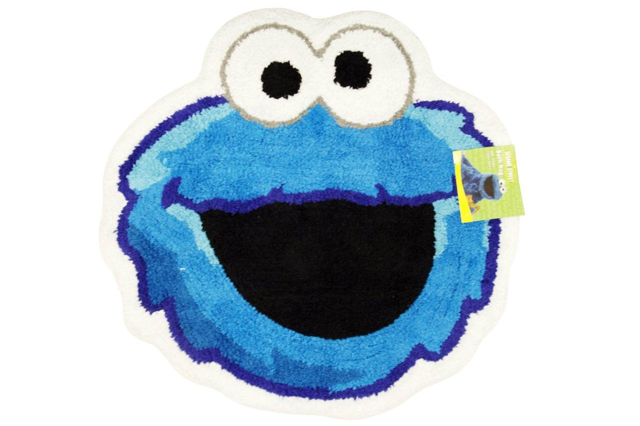 Sesame Street "Patchwork" Cookie Monster Bath Rug