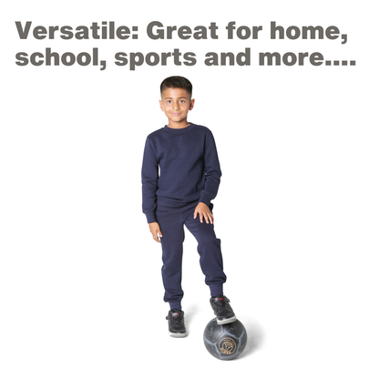 EVERYDAY KIDS Boys’ Fleece Navy Blue Crewneck Sweatshirt