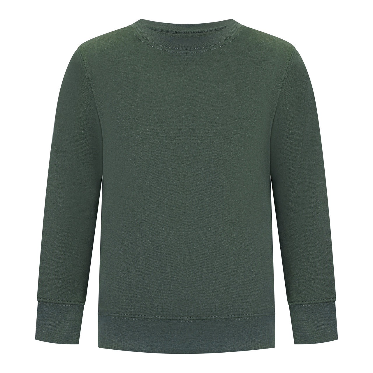 EVERYDAY KIDS Boys’ Fleece Green Crewneck Sweatshirt