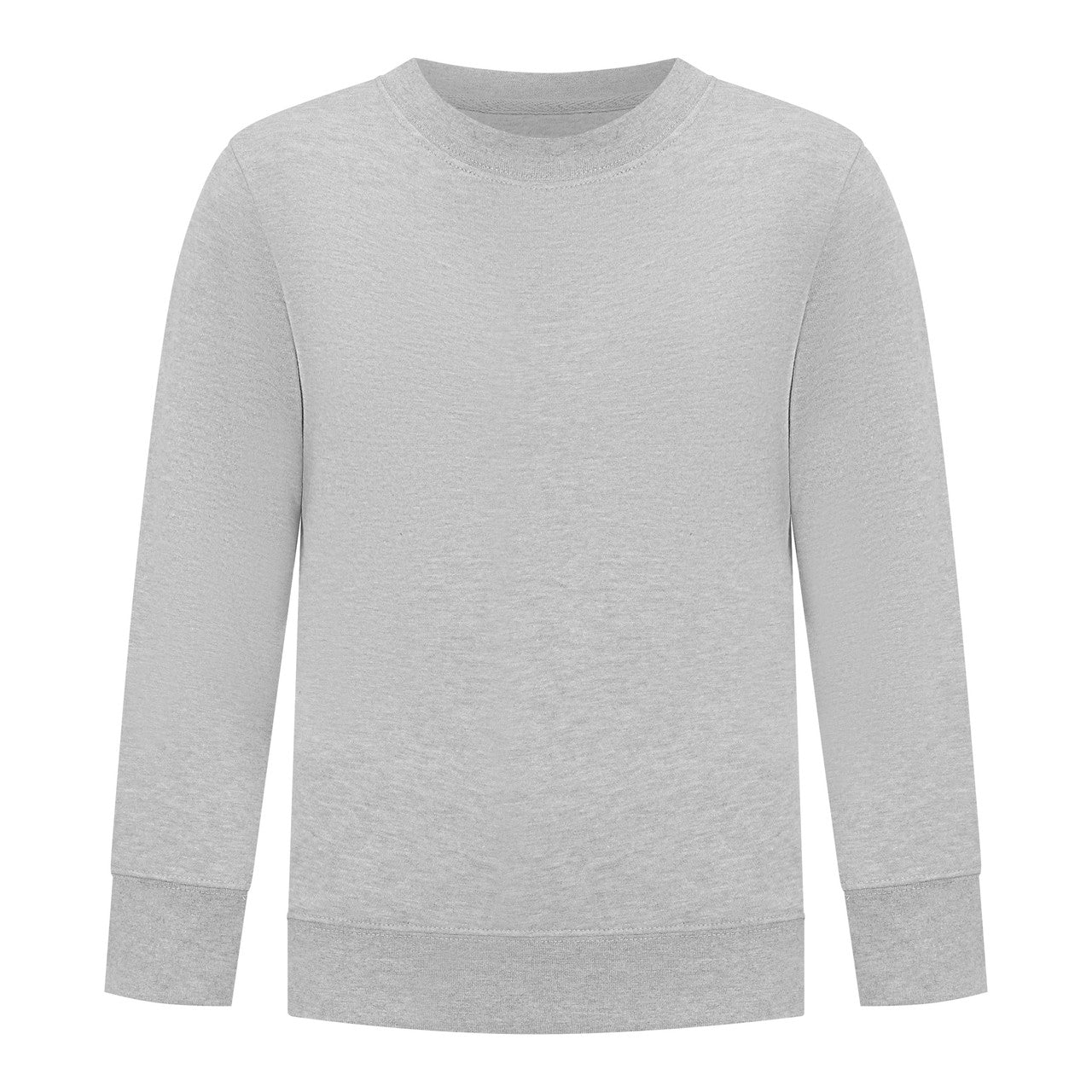 EVERYDAY KIDS Boys’ Fleece Heather Gray Crewneck Sweatshirt