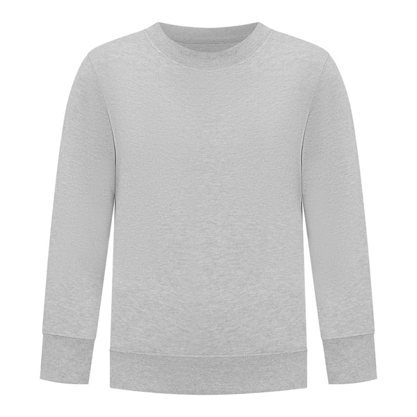 EVERYDAY KIDS Boys’ Fleece Heather Gray Crewneck Sweatshirt