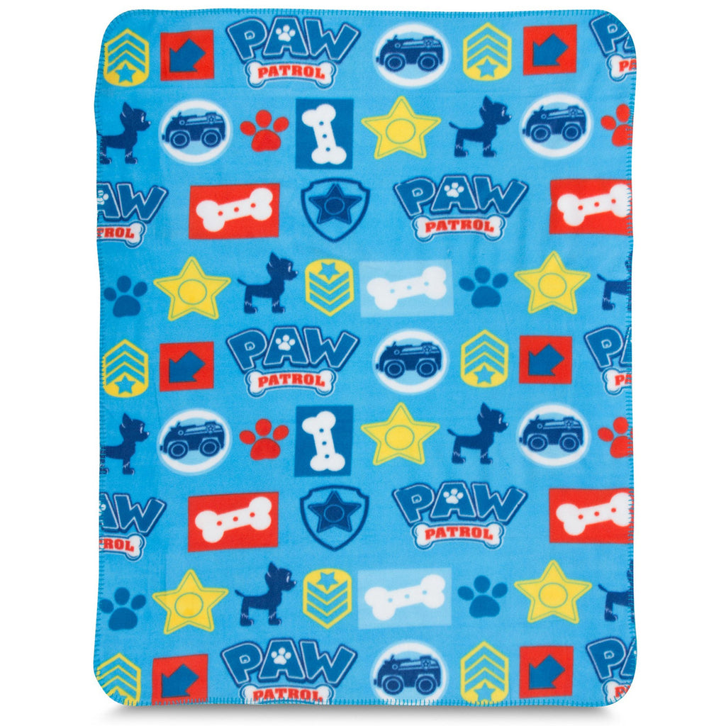 PAW Patrol Chase Fleece Throw and Character Hugger Pillow Set