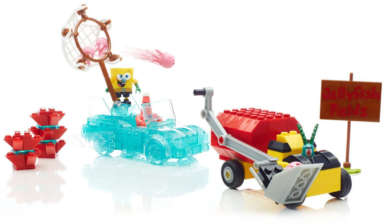 Mega Bloks SpongeBob Invisible Boatmobile Rescue