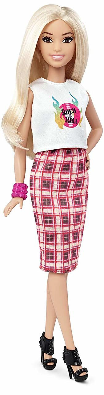 Barbie Fashionistas Doll 31 Rock 'N' Roll Plaid