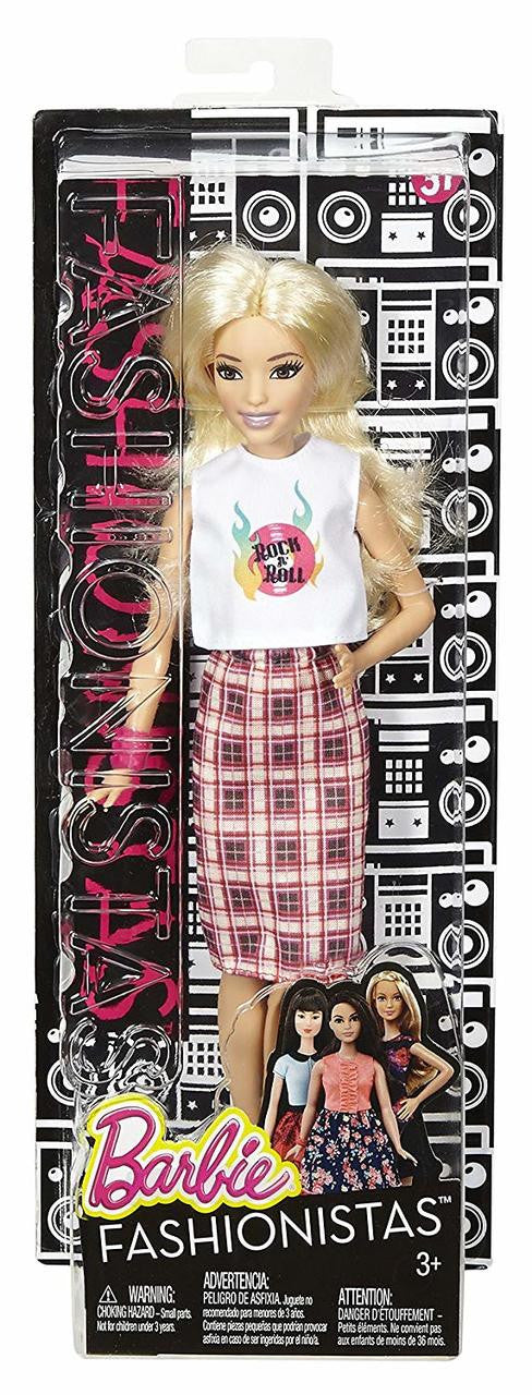 Barbie Fashionistas Doll 31 Rock 'N' Roll Plaid