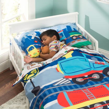 Everyday Kids 4 Piece Toddler Bedding Set - Choo Choo Train