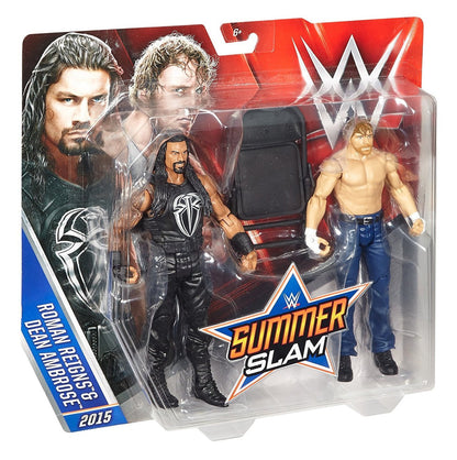 WWE Summer Slam Roman Reigns and Dean Ambrose Figures (2 Pack)