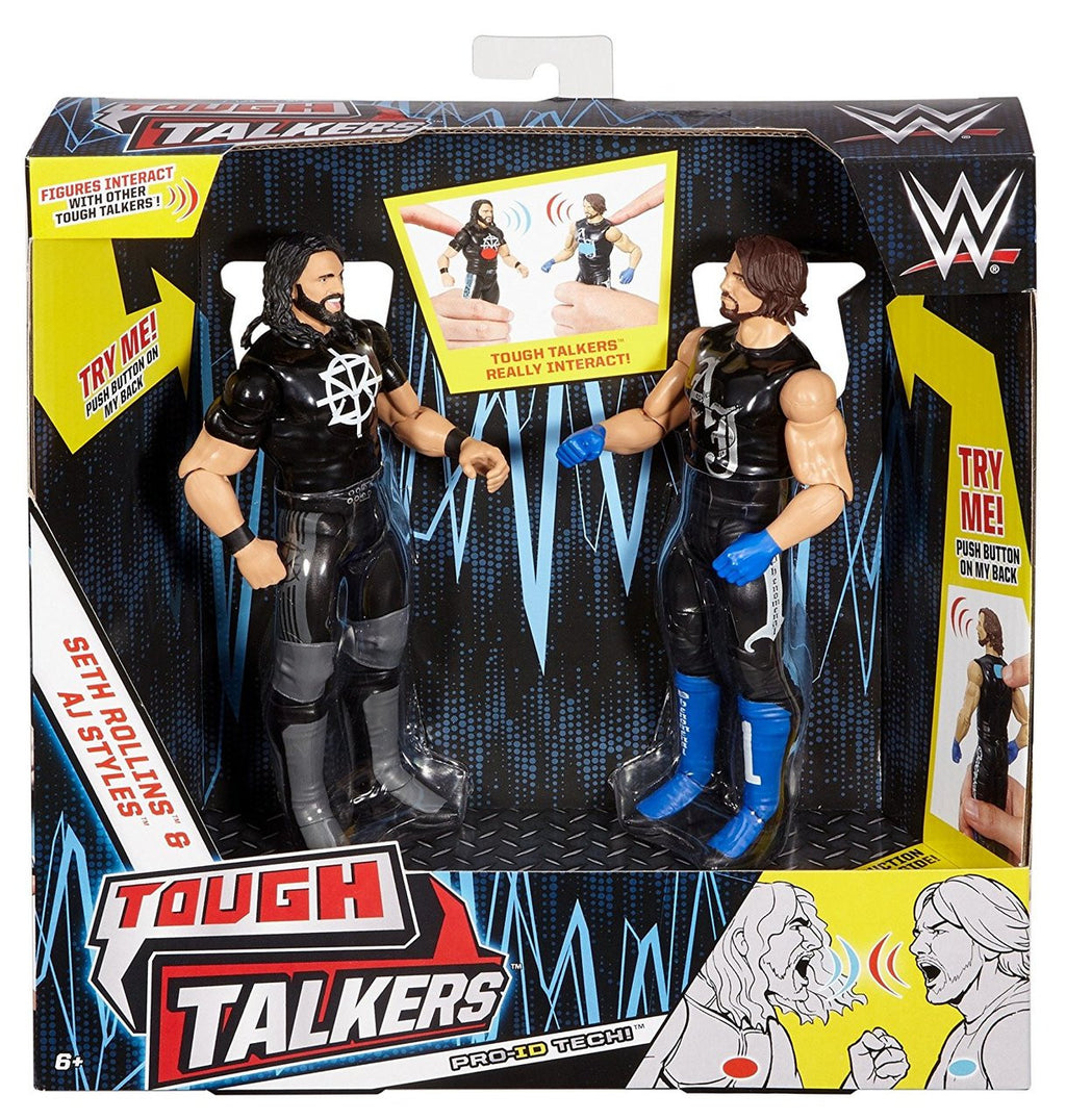 WWE Tough Talkers Seth Rollins & AJ Styles Figure