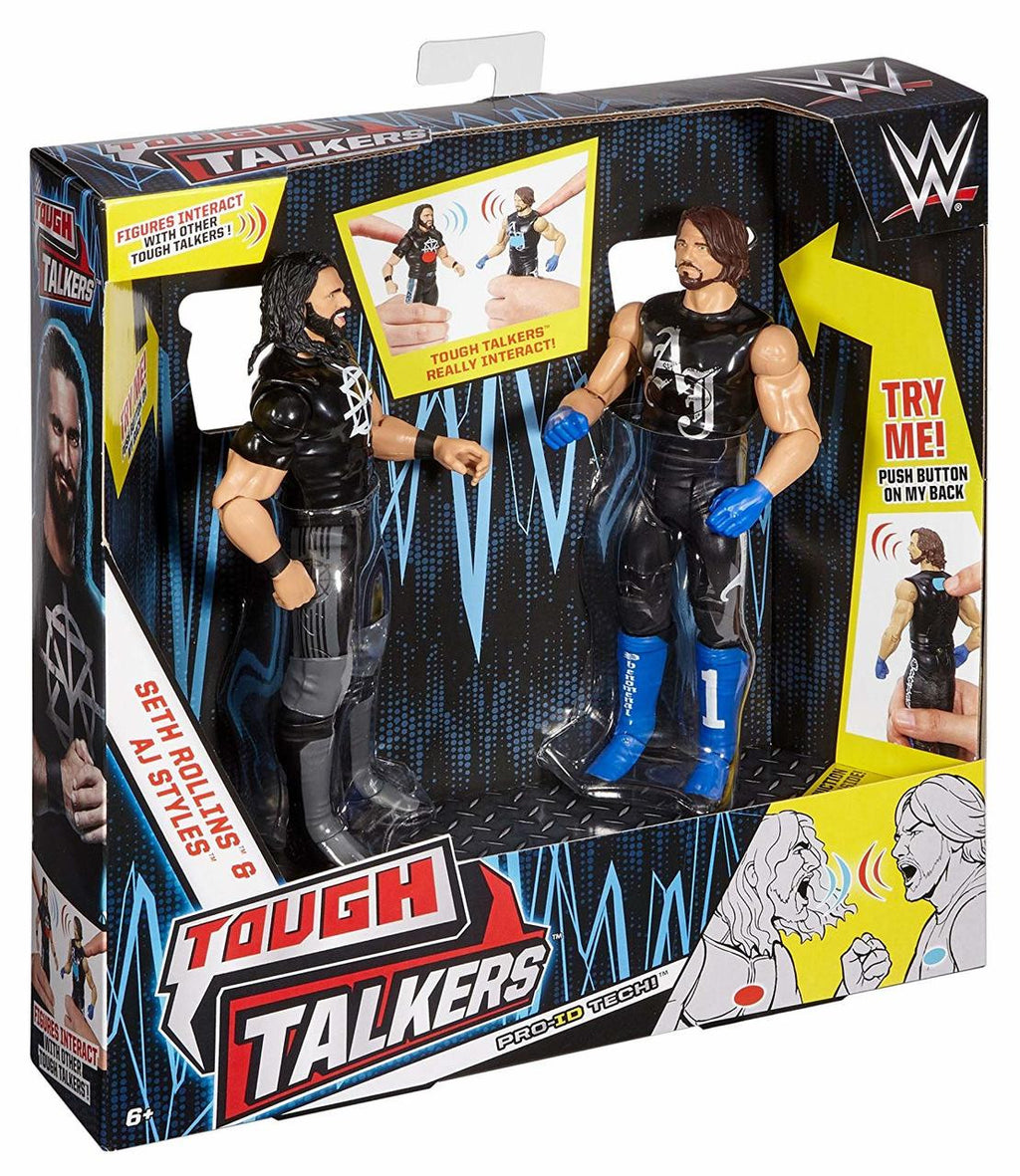 WWE Tough Talkers Seth Rollins & AJ Styles Figure