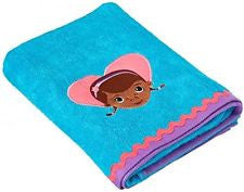 Doc McStuffins Teal Bath Towel