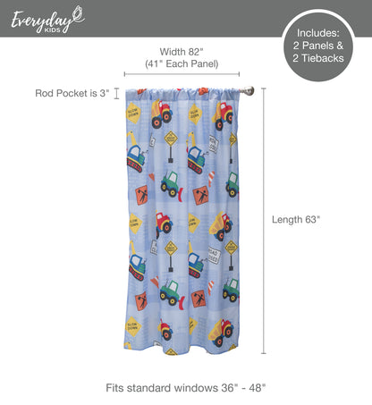 Everyday Kids Under Construction Drapes