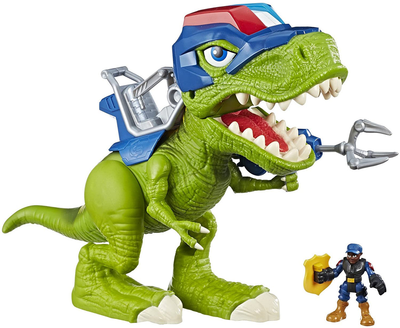 Playskool Heroes Chomp Squad Troopersaurus and Bobby Badge