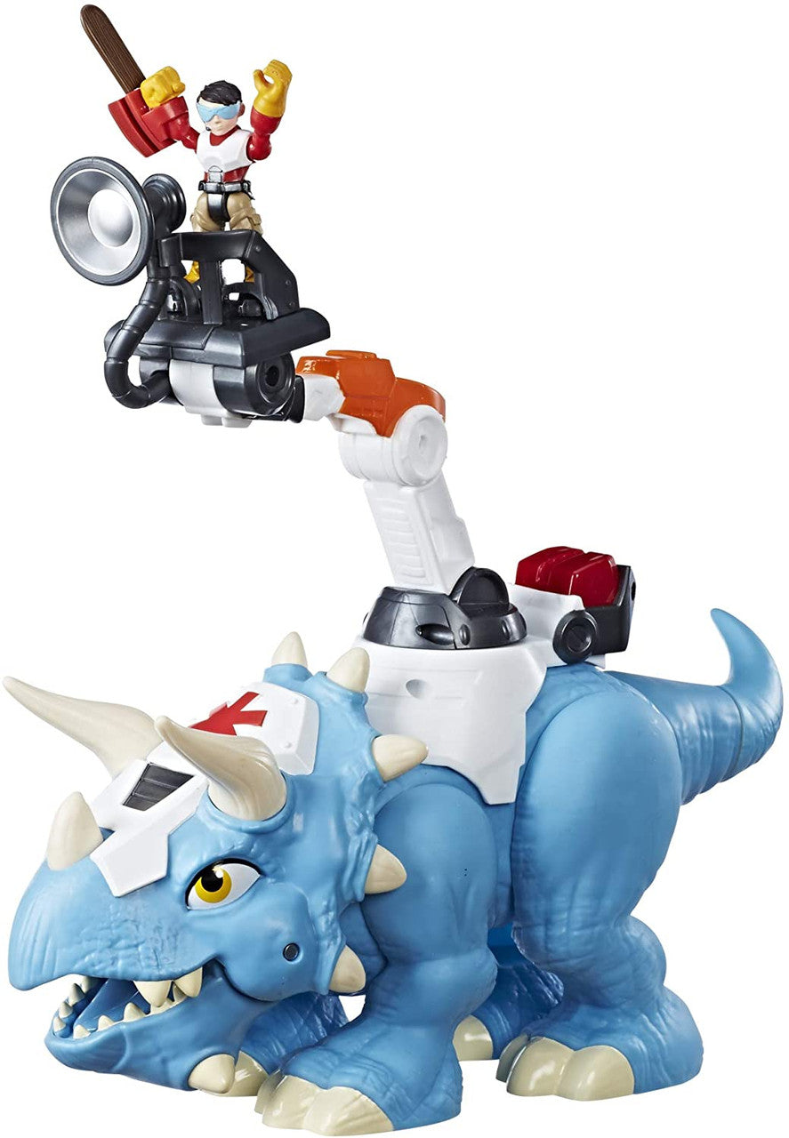 Chomp Squad Playskool Doc Tops and Sam Scrubs Figures