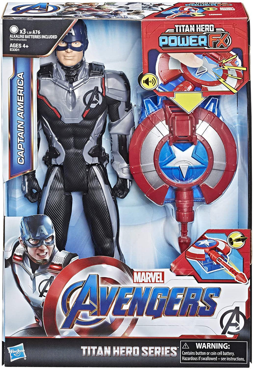 Avengers Marvel Endgame Titan Hero Power Fx Captain America