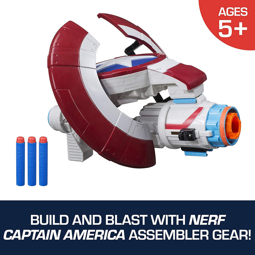 Marvel Avengers Captain America Nerf Assembler Gear