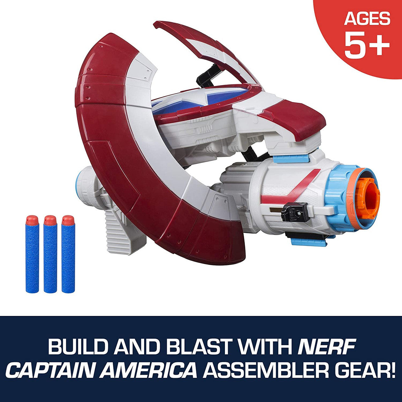 Marvel Avengers Captain America Nerf Assembler Gear