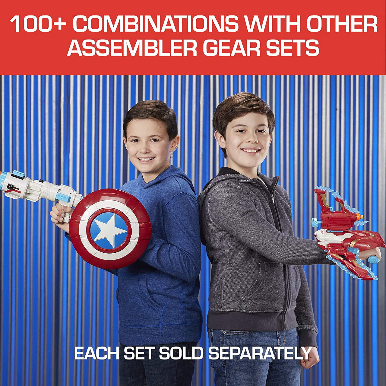Marvel Avengers Captain America Nerf Assembler Gear