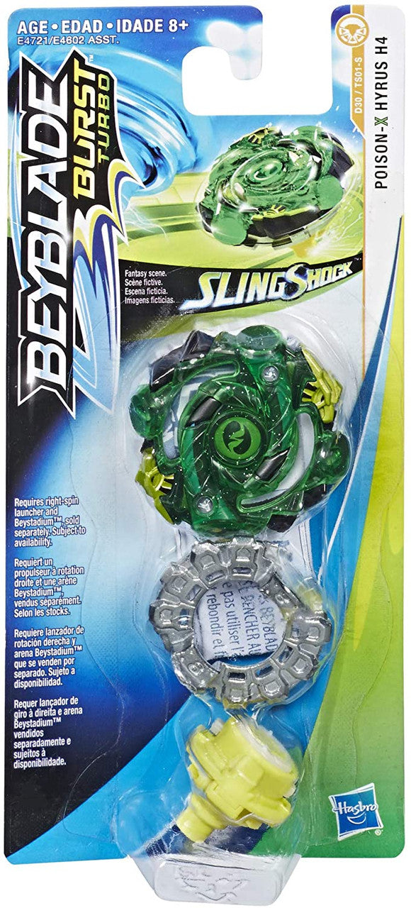 BEYBLADE Burst Turbo Slingshock Single Top Poison-X Hyrus H4