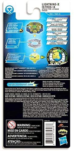 BEYBLADE Burst Turbo Slingshock Single Top Lightning-X Istros I4