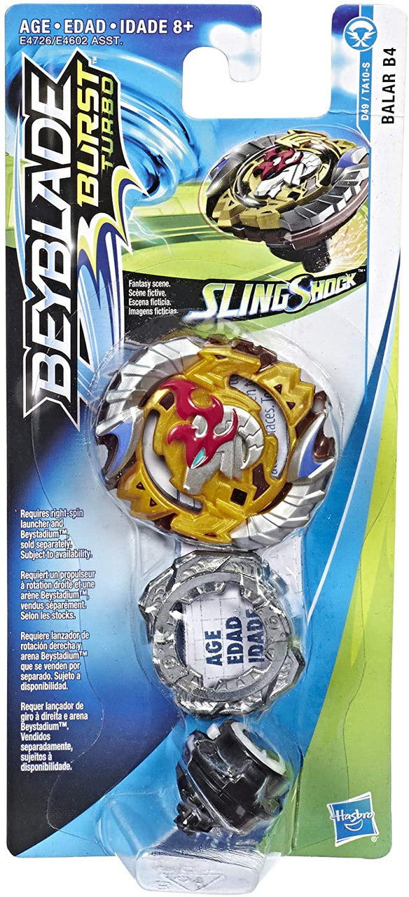 BEYBLADE Burst Turbo Slingshock Balar B4 Single Battling Top