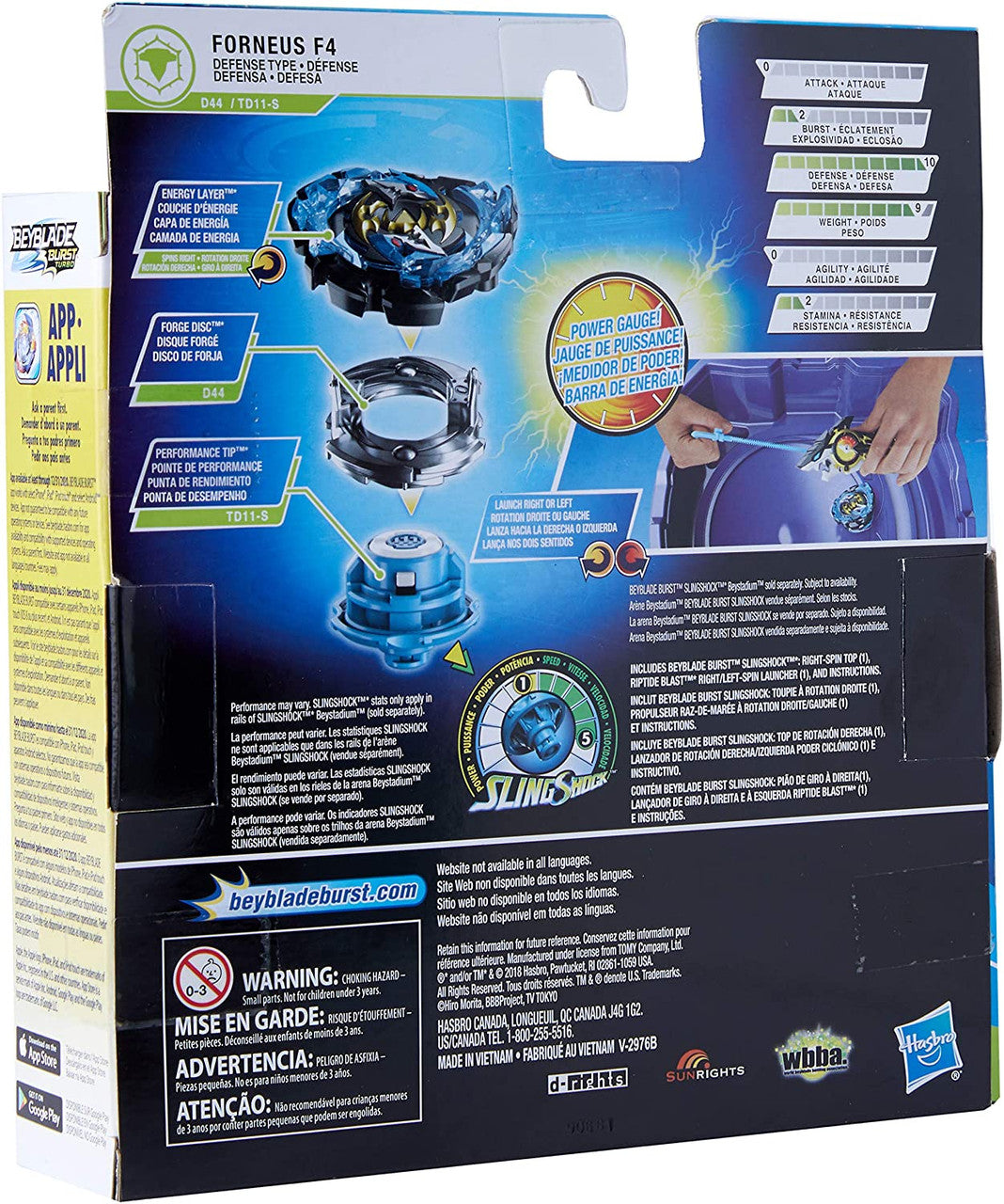 BEYBLADE Burst Turbo Slingshock Riptide Blast Set