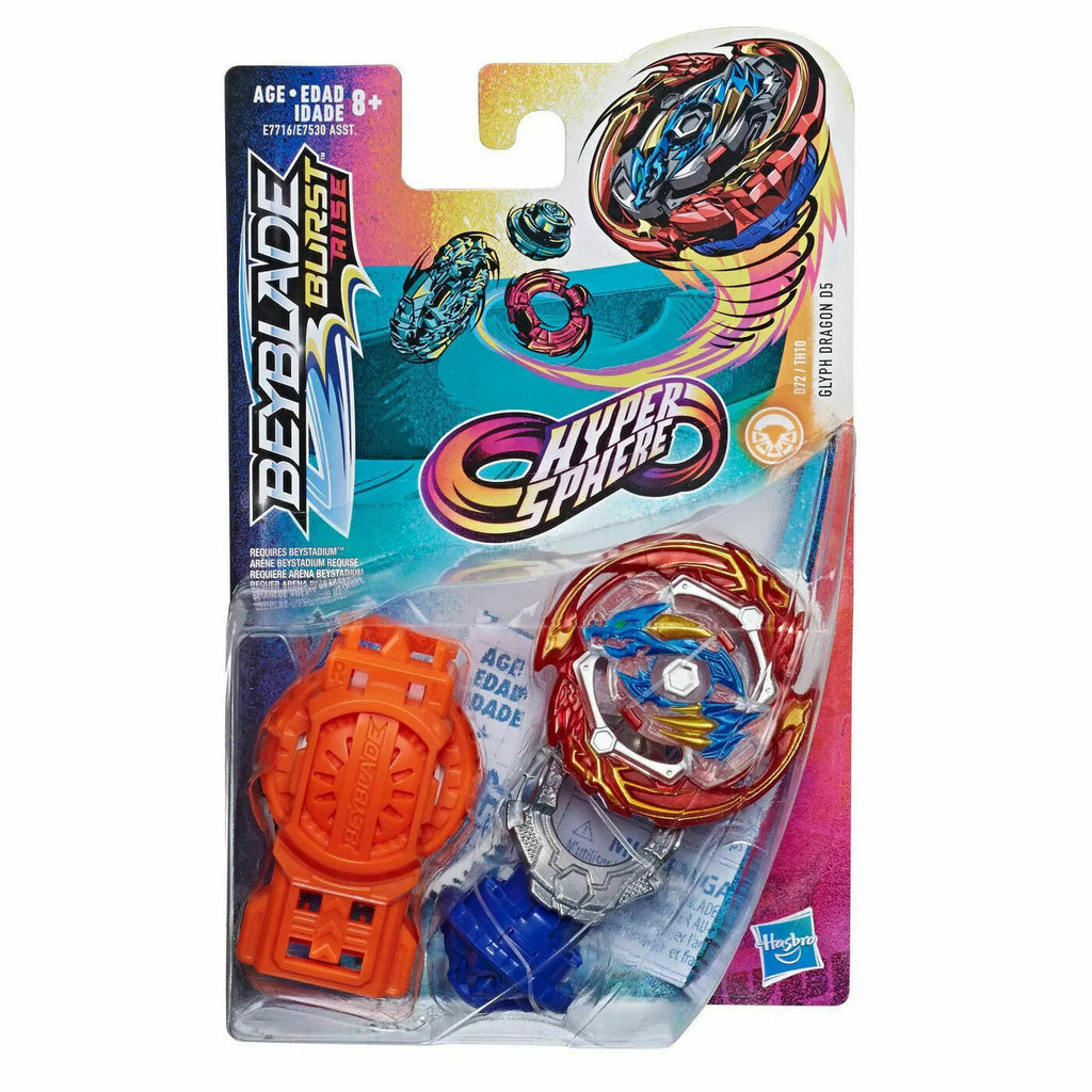 BEYBLADE Burst Rise Hypersphere Glyph Dragon D5 Starter Pack