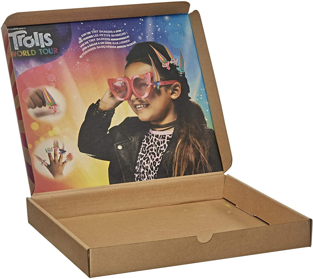 Trolls DreamWorks World Tour Tiny Dancers Rainbow Edition Pack