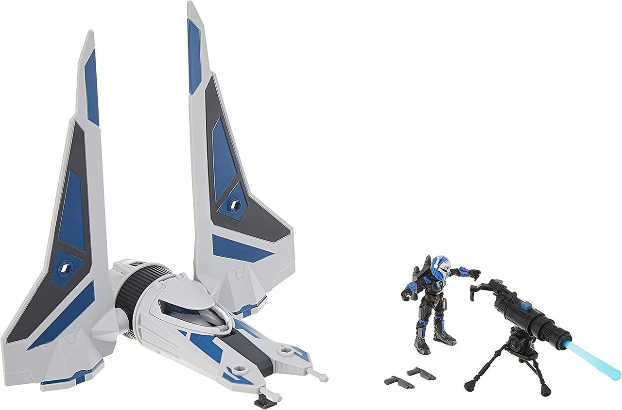 Star Wars Mission Fleet Stellar Class Bo-Katan Gauntlet Starfighter