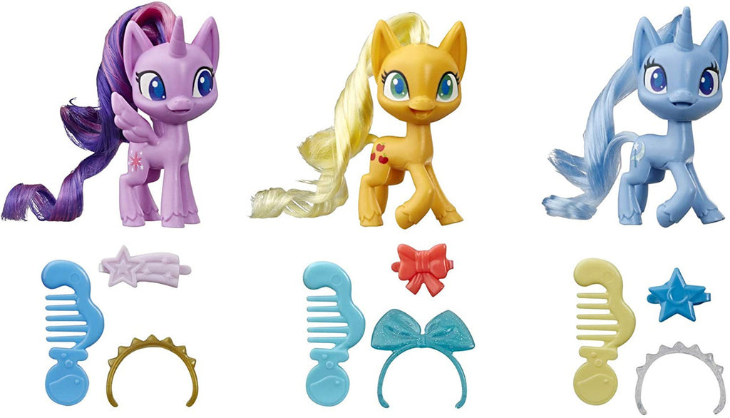 My Little Pony Potion Pony 3-Pack -- Twilight Sparkle, Applejack, and Trixie Lulamoon