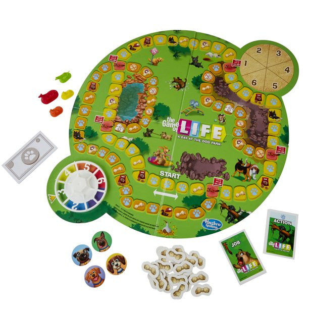 The Game of Life: A Day at The Dog Park Board Game