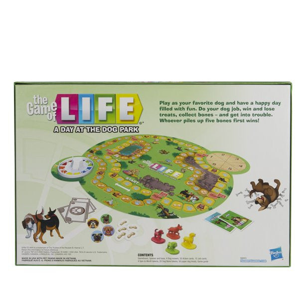 The Game of Life: A Day at The Dog Park Board Game