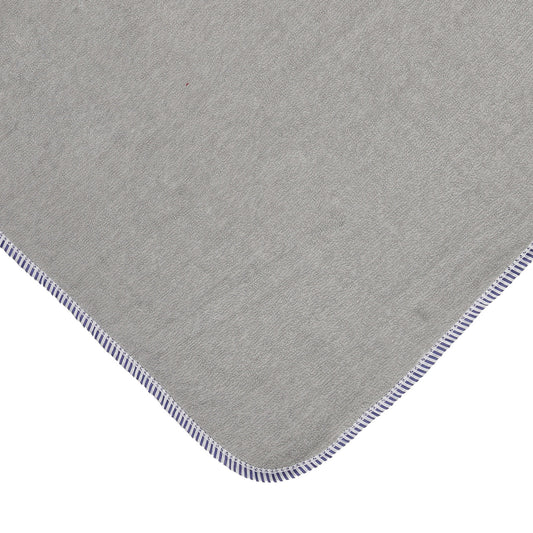 EVERYDAY KIDS Hooded Baby Toddler Bath Towel - Gray Elephant