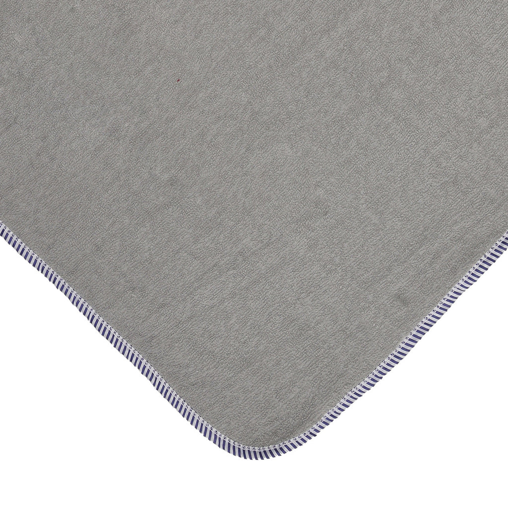 EVERYDAY KIDS Hooded Baby Toddler Unisex Bathrobe - Gray Elephant