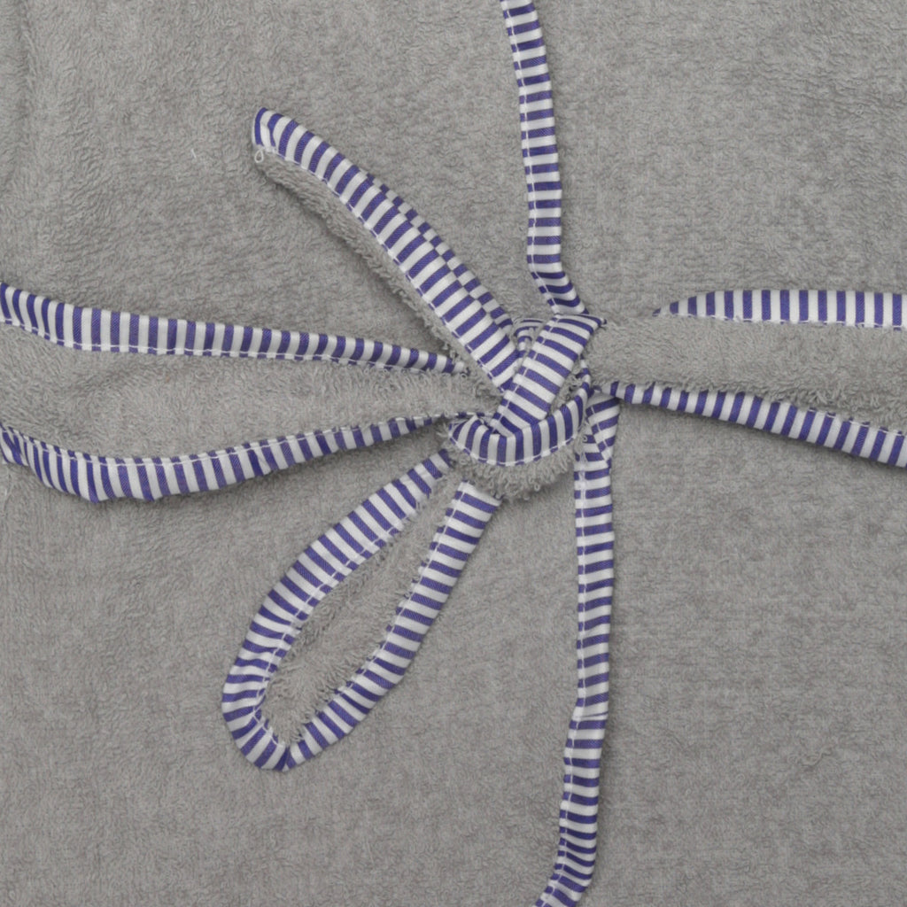 EVERYDAY KIDS Hooded Baby Toddler Unisex Bathrobe - Gray Elephant