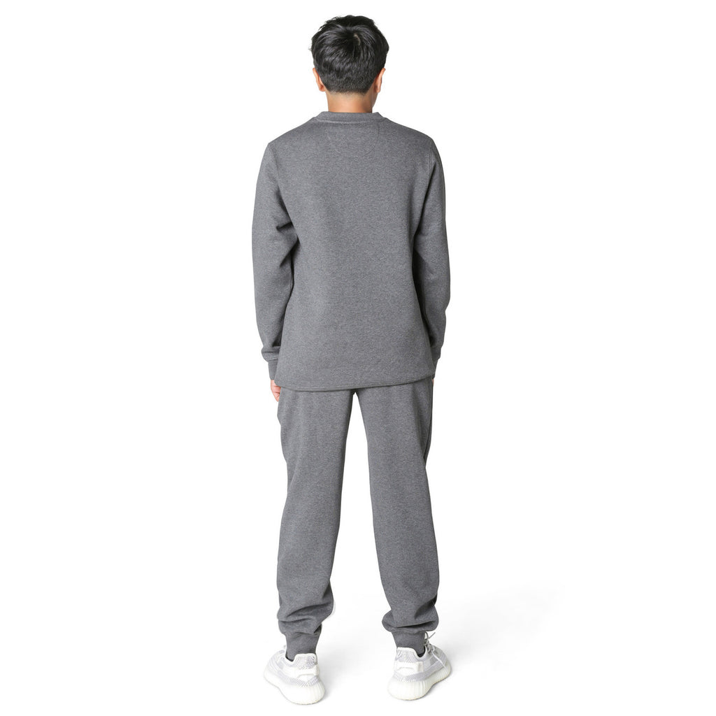 EVERYDAY KIDS Boys’ Fleece Charcoal Gray Crewneck Sweatshirt