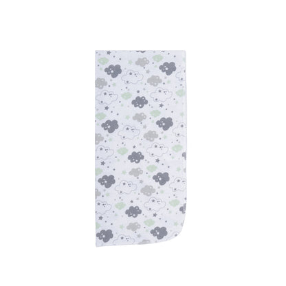 EVERYDAY KIDS 12 Pack Burp Cloths - Sheeps/Clouds/Stars