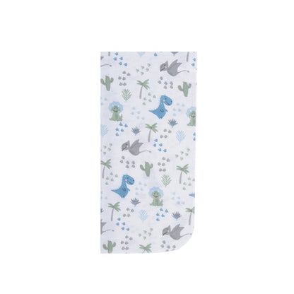 EVERYDAY KIDS 12 Pack Burp Cloths - Dinosaurs/Chevron/Stripes
